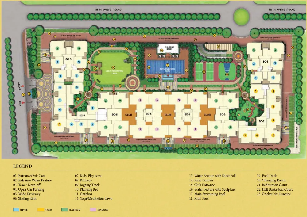 Saya Gold Avenue Site Plan